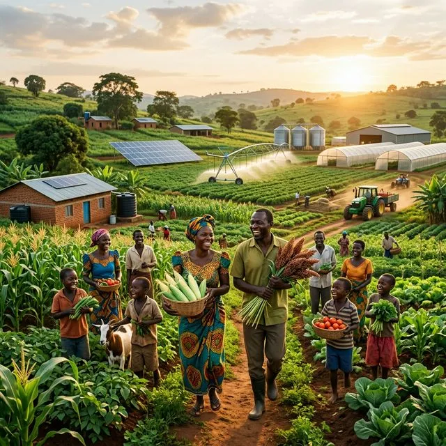 Communauté agricole en Côte d'Ivoire